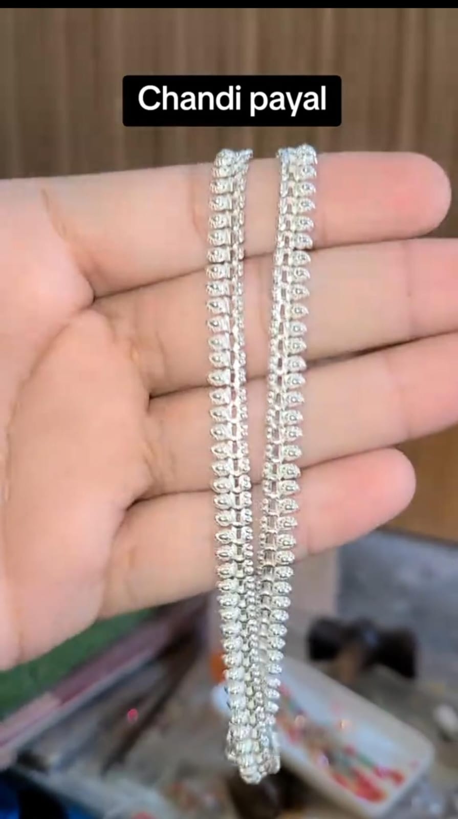 Pure Silver Anklet (Payal)