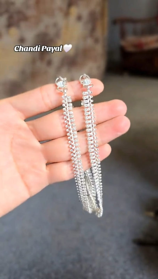 Silver Chandi Anklet (Payal)