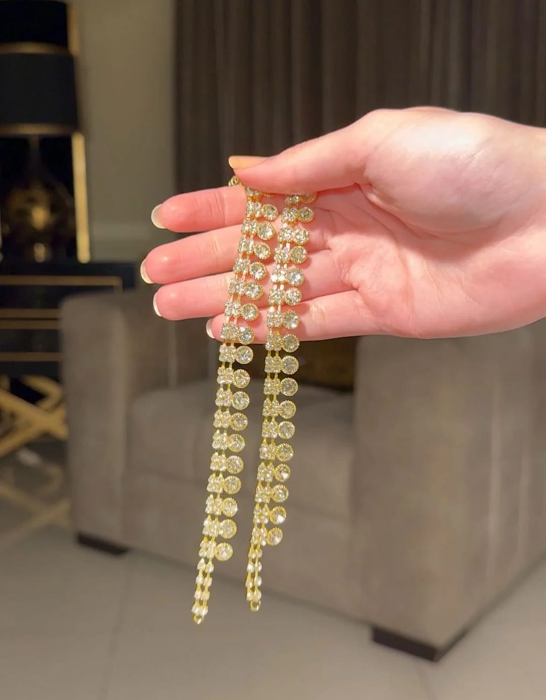 Premium Zircon Anklet (Payal)